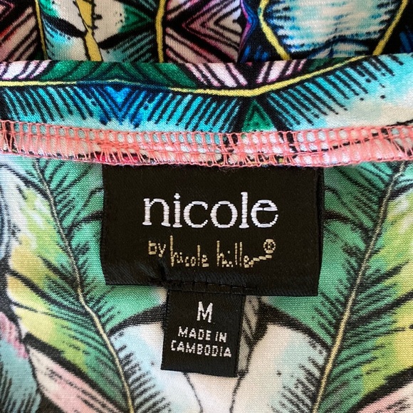 Nicole by Nicole Miller Cold Shoulder Sheath Dress - Size Medium - EUC - Picture 2 of 9